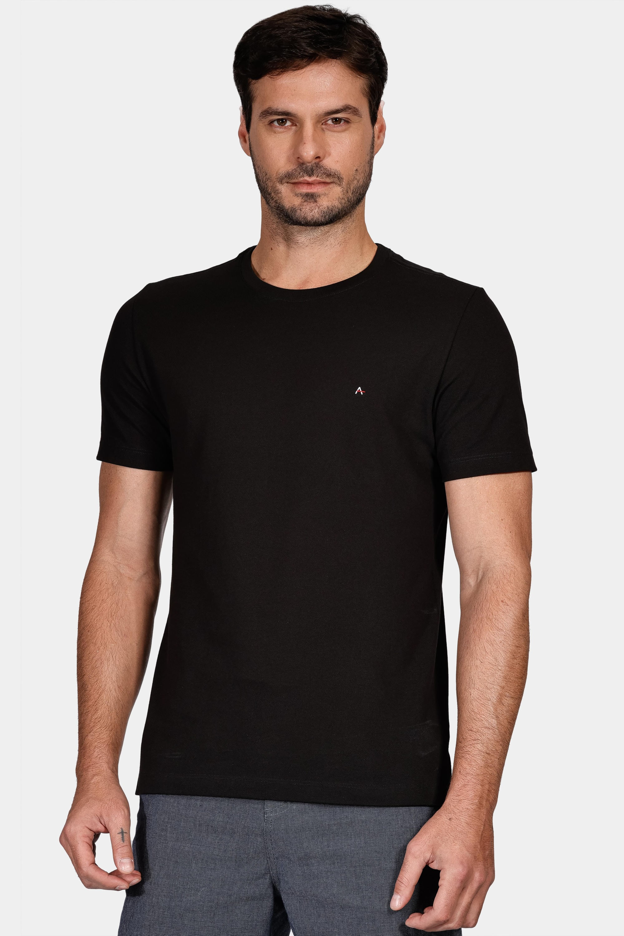 Camiseta Piquet Peruano Preto