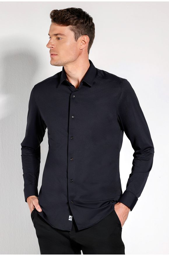 Camisa Manga Longa Classic Everyday Preto