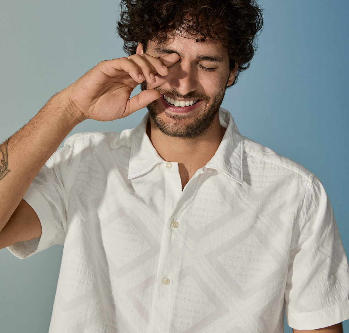 Camisa Masculina com Manga Curta